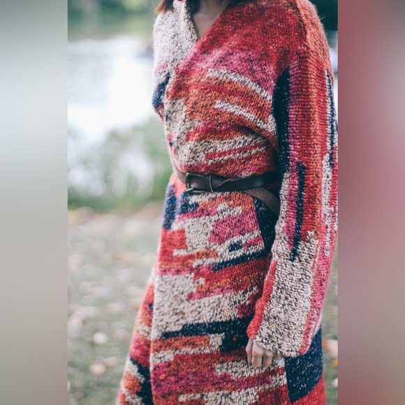 ✨sold✨FREE PEOPLE On My Mind Oversized Cardi - Picture 3 of 13